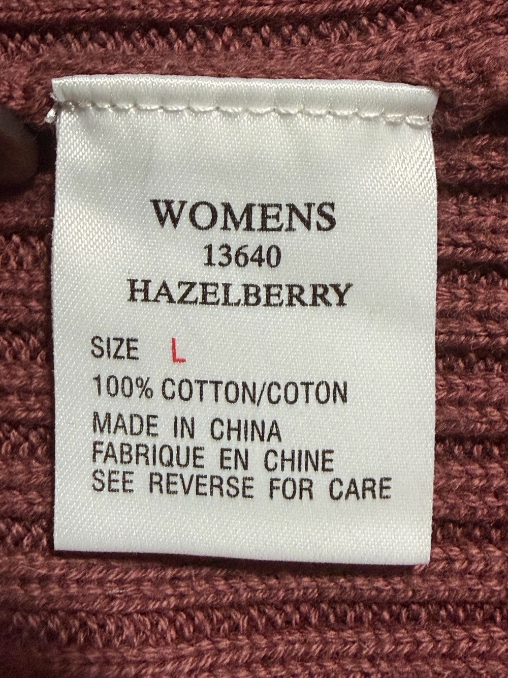 Woolrich Heritage Ribbed Henley Sweater - Button & Zip Mock Neck - Hazelberry - Picture 7 of 7
